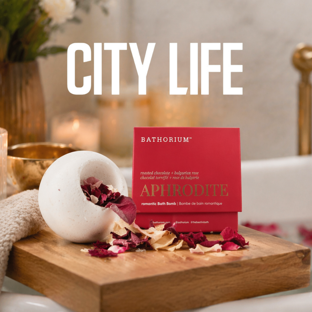 Bathorium’s Aphrodite Bath Bomb Featured in City Life Magazine