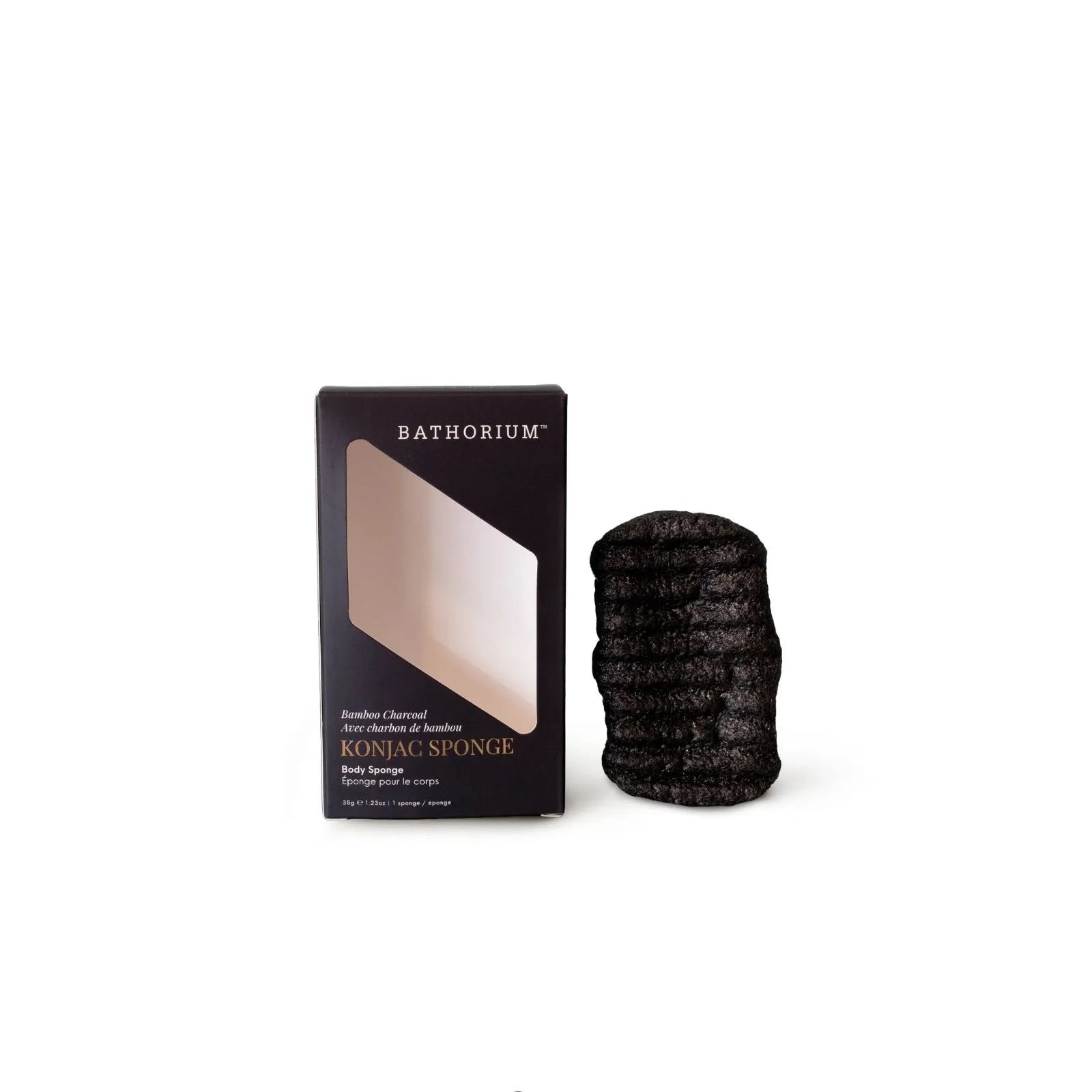 Konjac Bamboo Charcoal Body Sponge