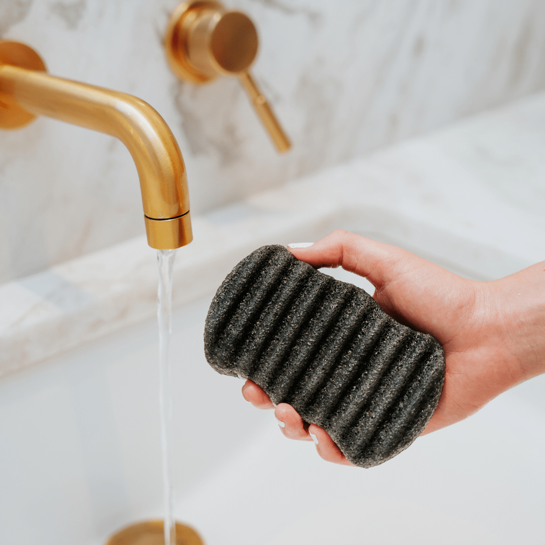 Bathorium Bathorium > Natural Exfoliating Sponge > Organic Body Products Konjac Bamboo Charcoal Body Sponge