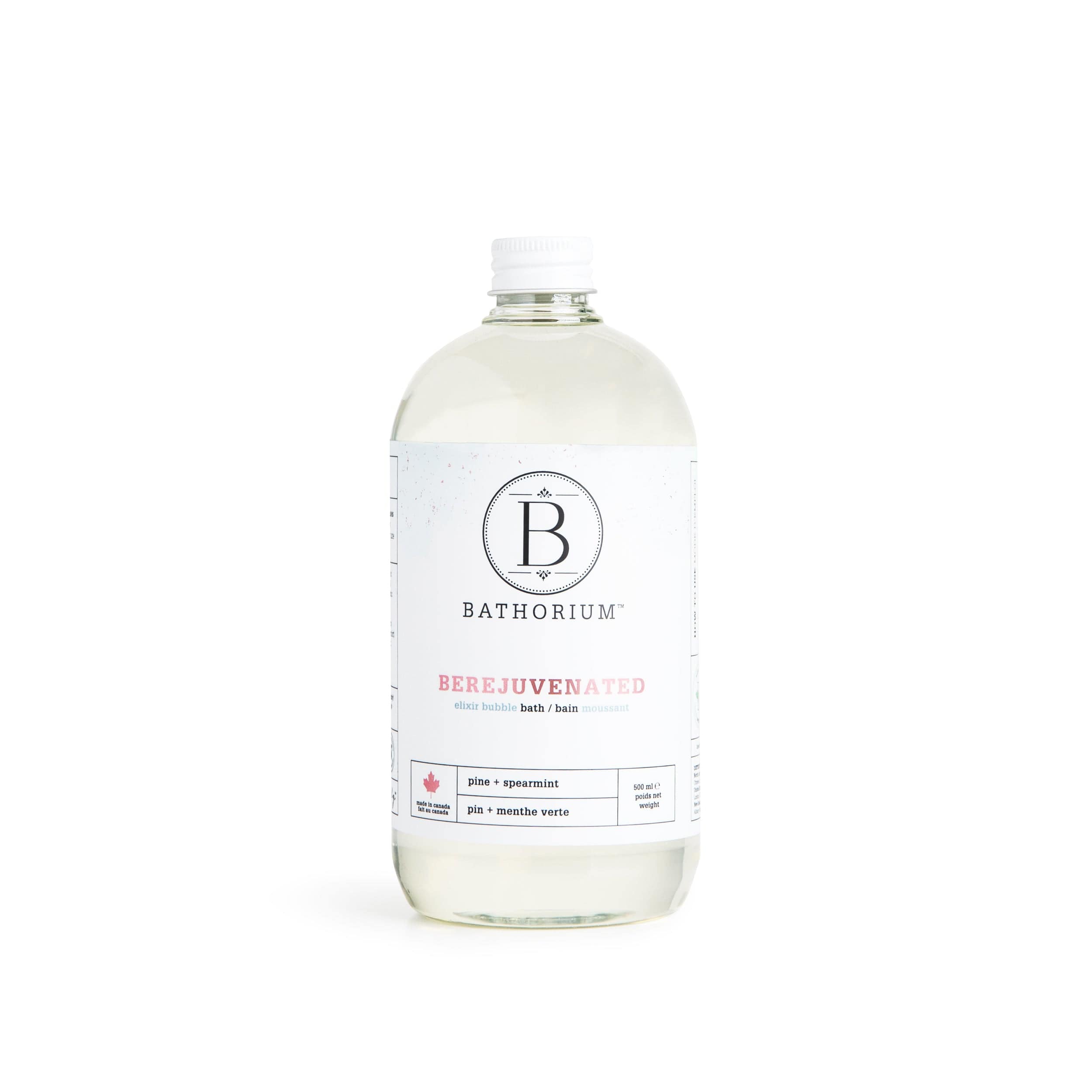 Bathorium Elixir Bubble Bath 500ml BeRejuvenated Bubble Elixir