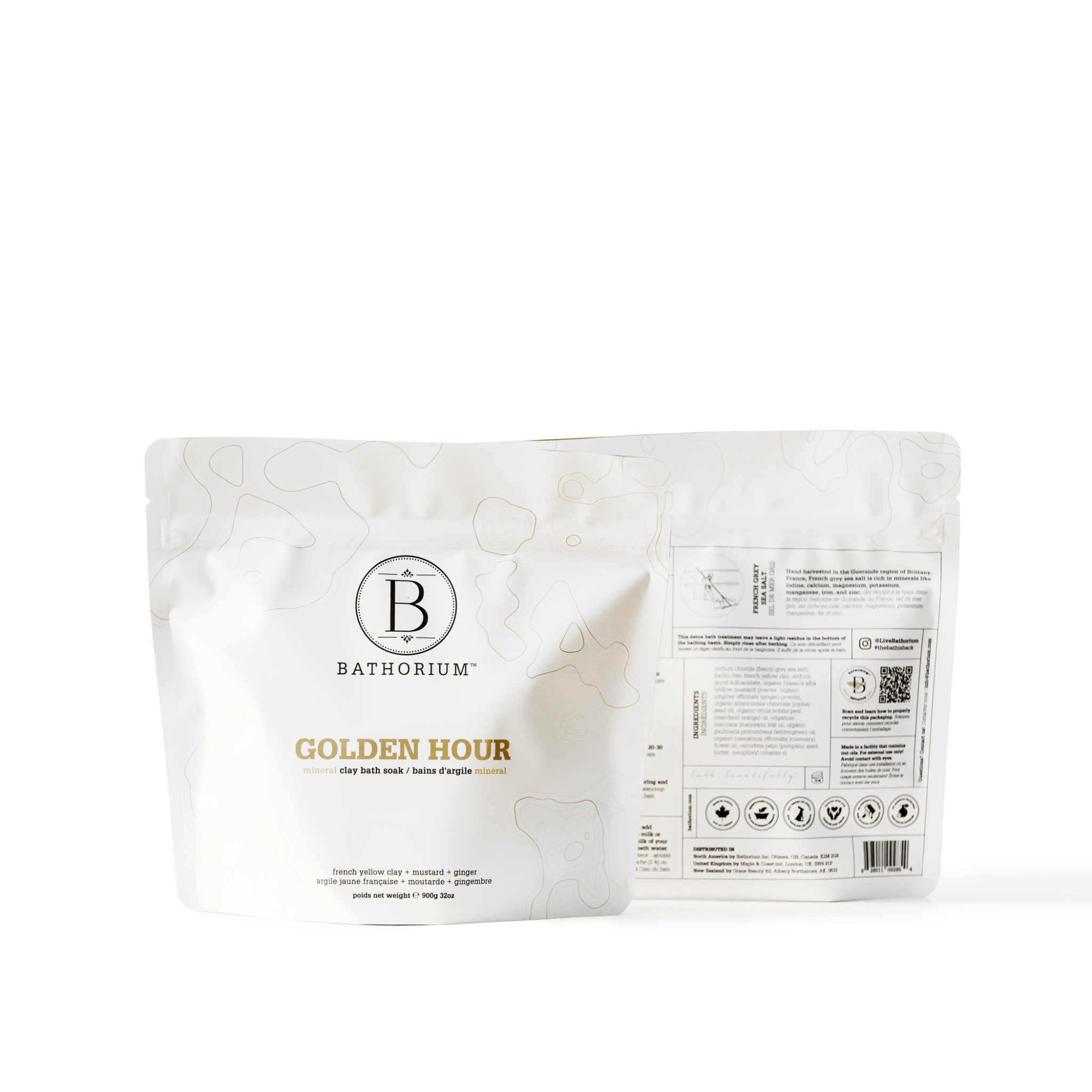 Bathorium Bath Soak Golden Hour Clay Mineral Soak