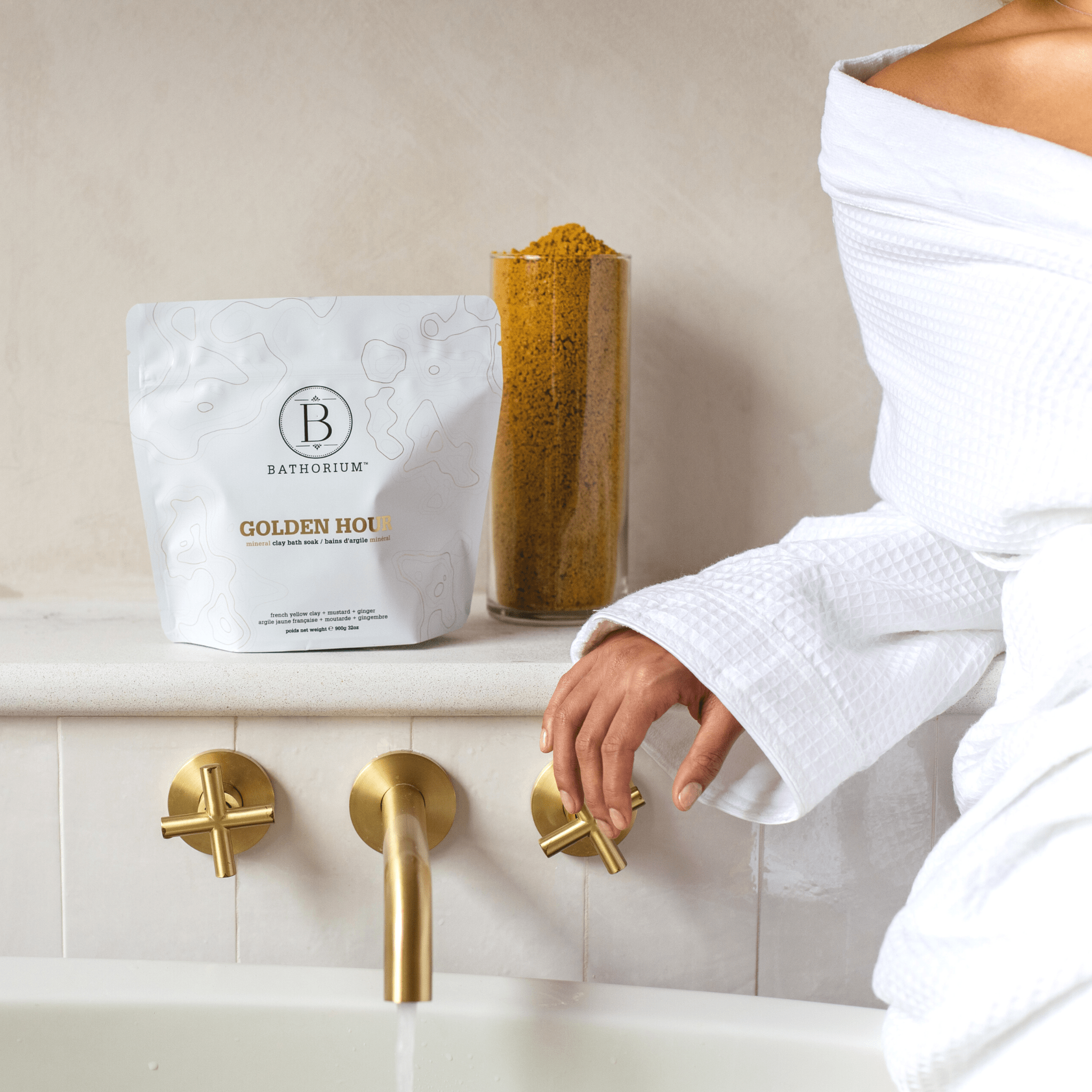 Bathorium Bath Soak Golden Hour Clay Mineral Soak