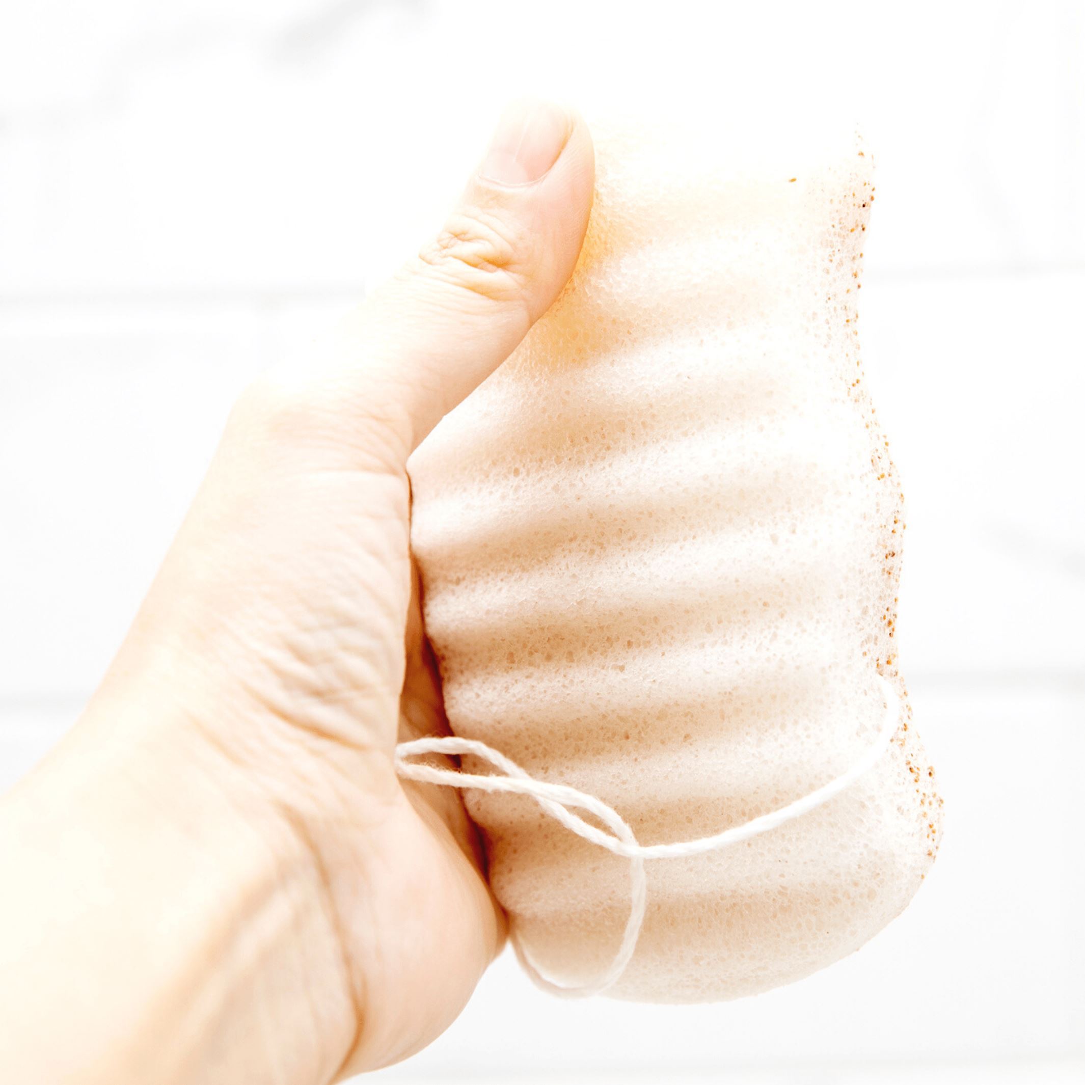 Konjac Walnut Shell Exfoliating Body Sponge Sponge Bathorium