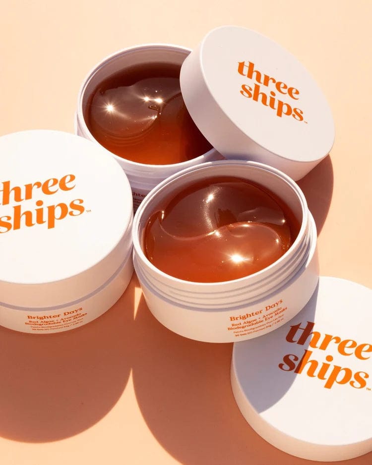 Bushbalm Body Care Three Ships Brighter Days Red Algae + Avocado Biodegradable Eye Masks