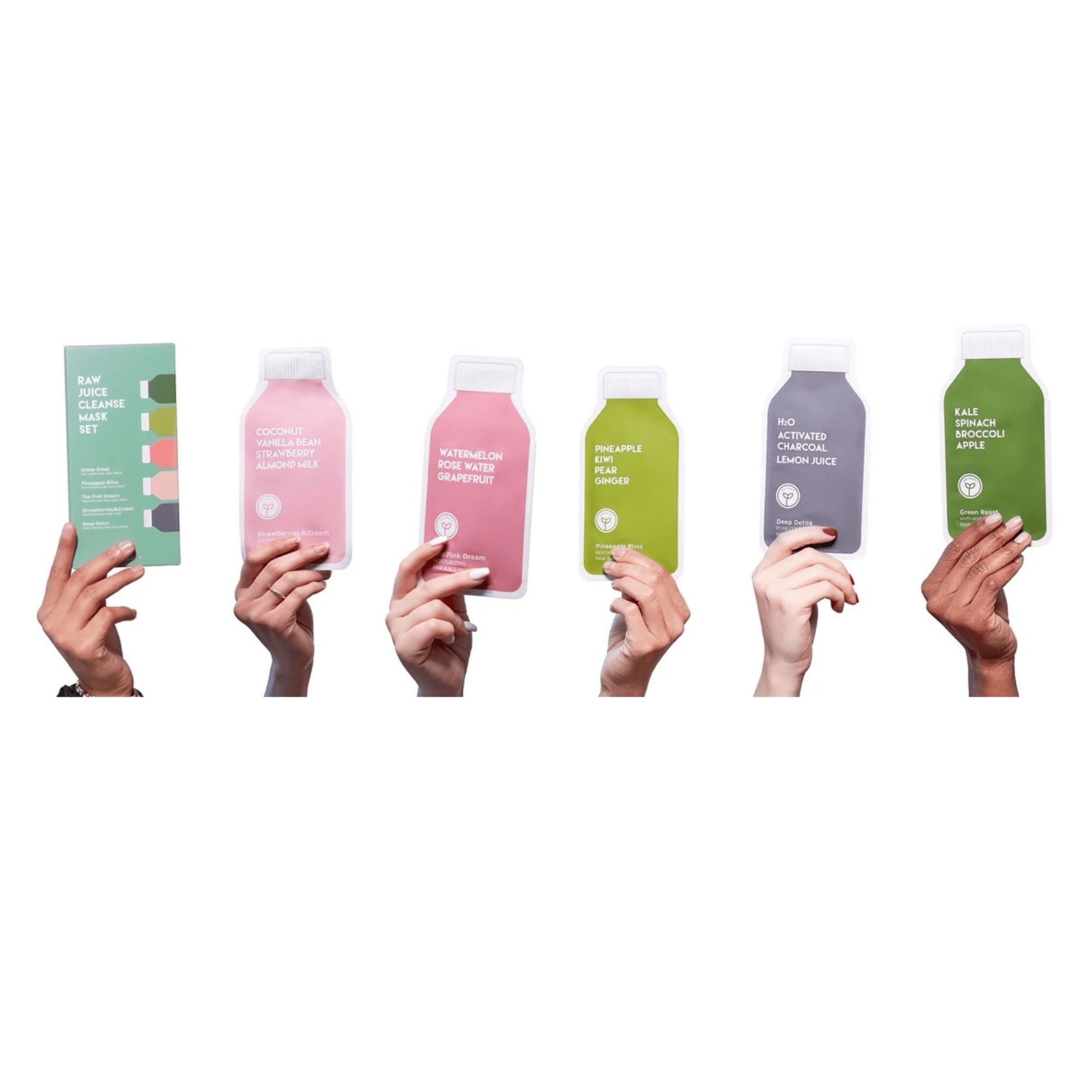 ESW Beauty Skin Care Masks & Peels ESW Beauty Raw Juice Cleanse Mask Set