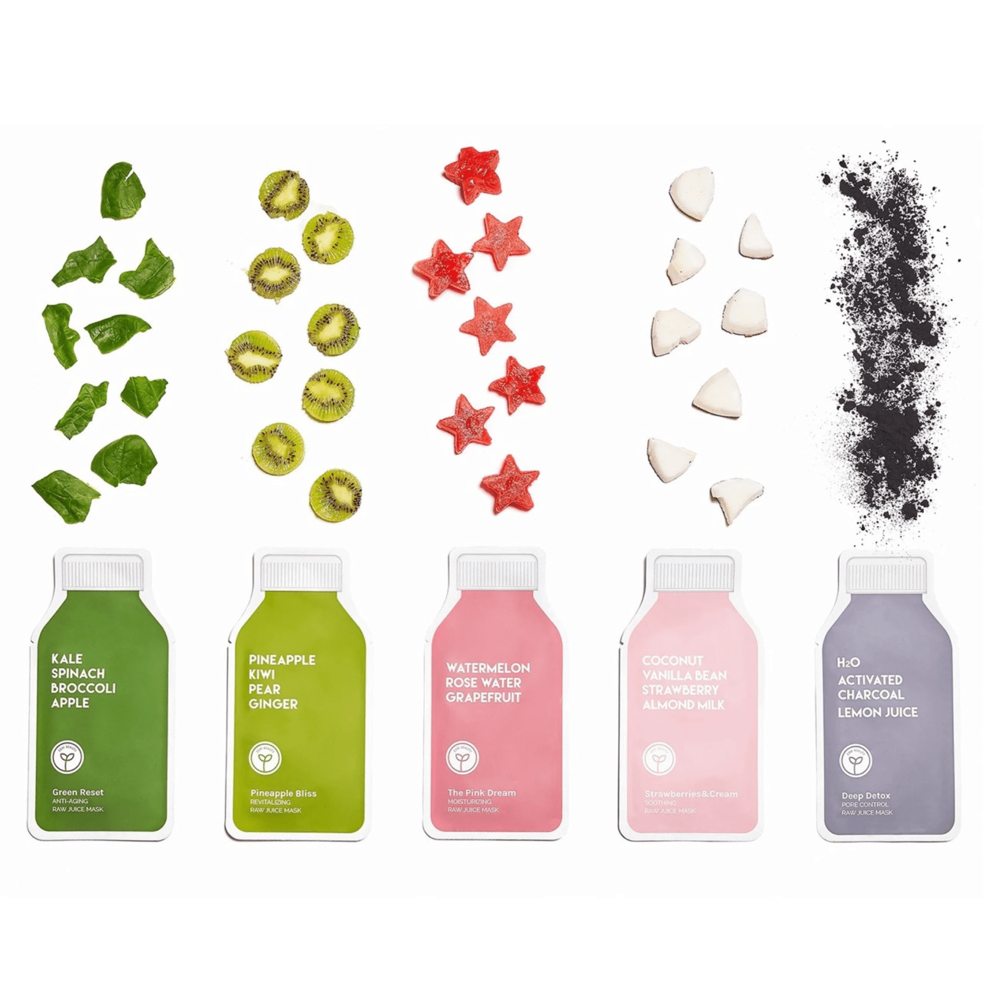 ESW Beauty Skin Care Masks & Peels ESW Beauty Raw Juice Cleanse Mask Set