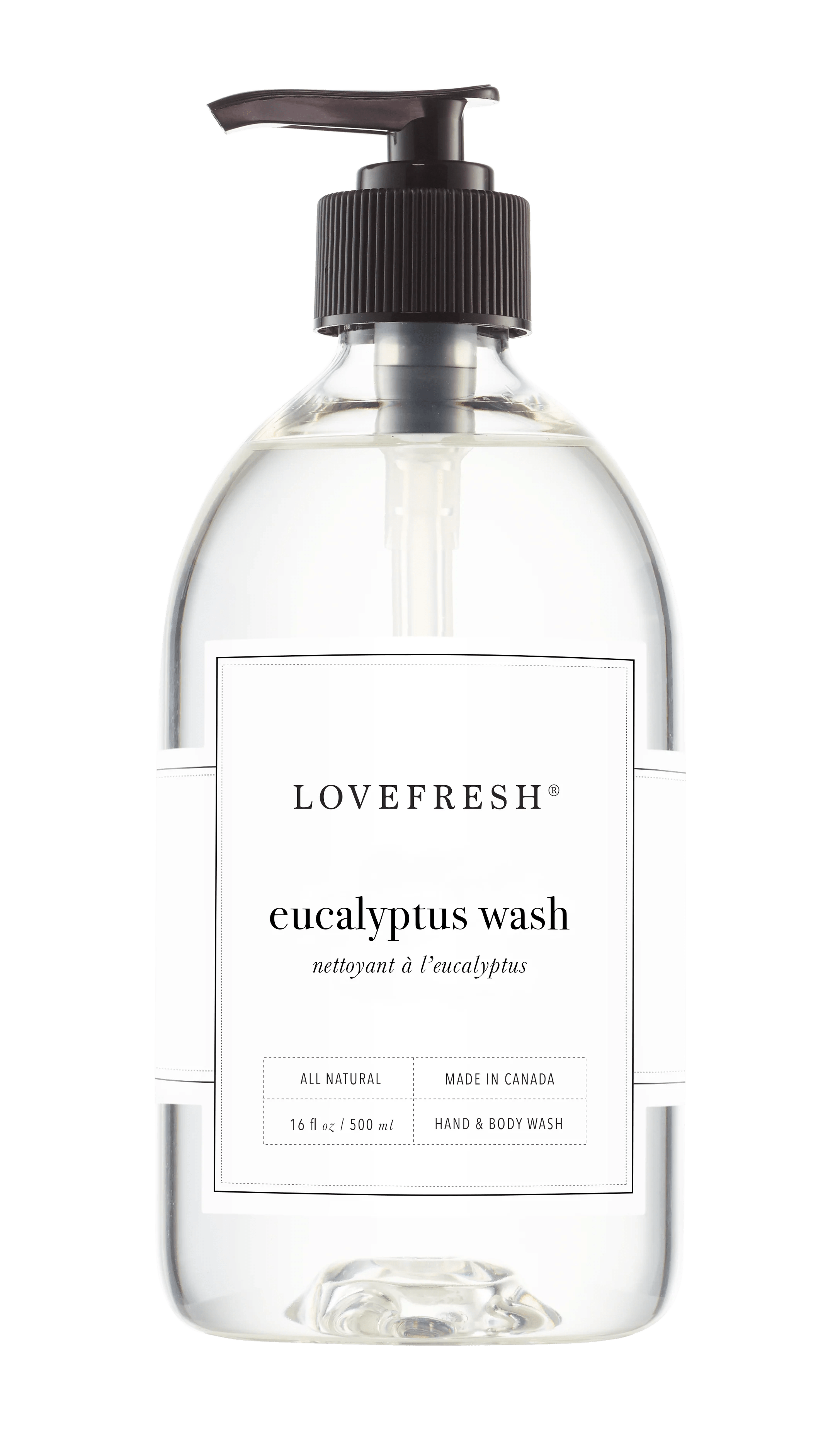 LOVEFRESH Brands we Love Eucalyptus Wash LOVEFRESH Hand + Body Wash
