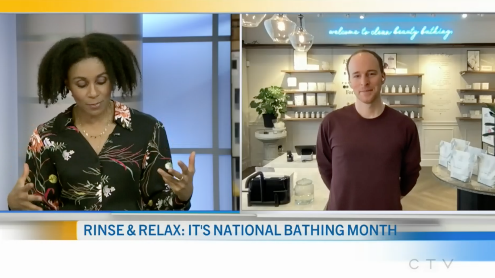 CTV Ottawa: Self-Worship and the Art of Taking a Bath