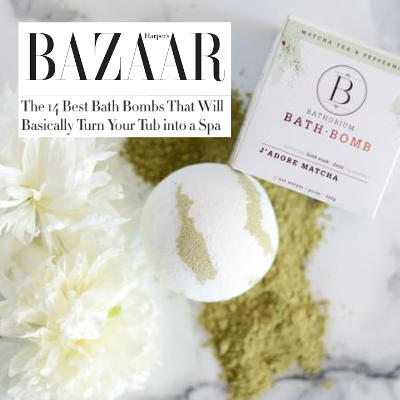 Harpers Bazaar: J'adore Matcha is best bath bomb 2022