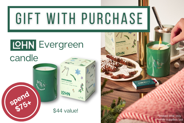 Gift with Purchase: LOHN Evergreen Candle