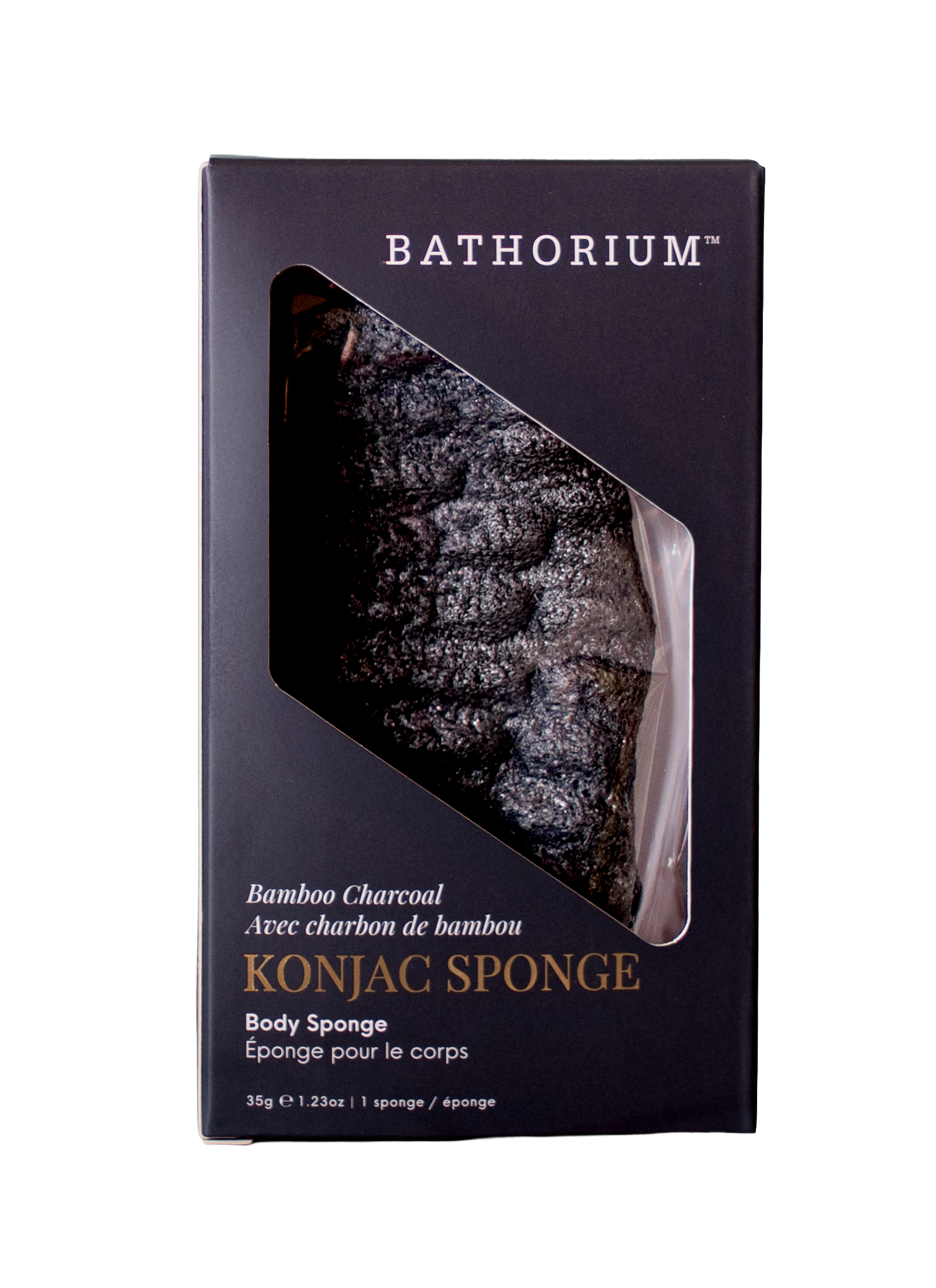 Konjac Bamboo Charcoal Body Sponge