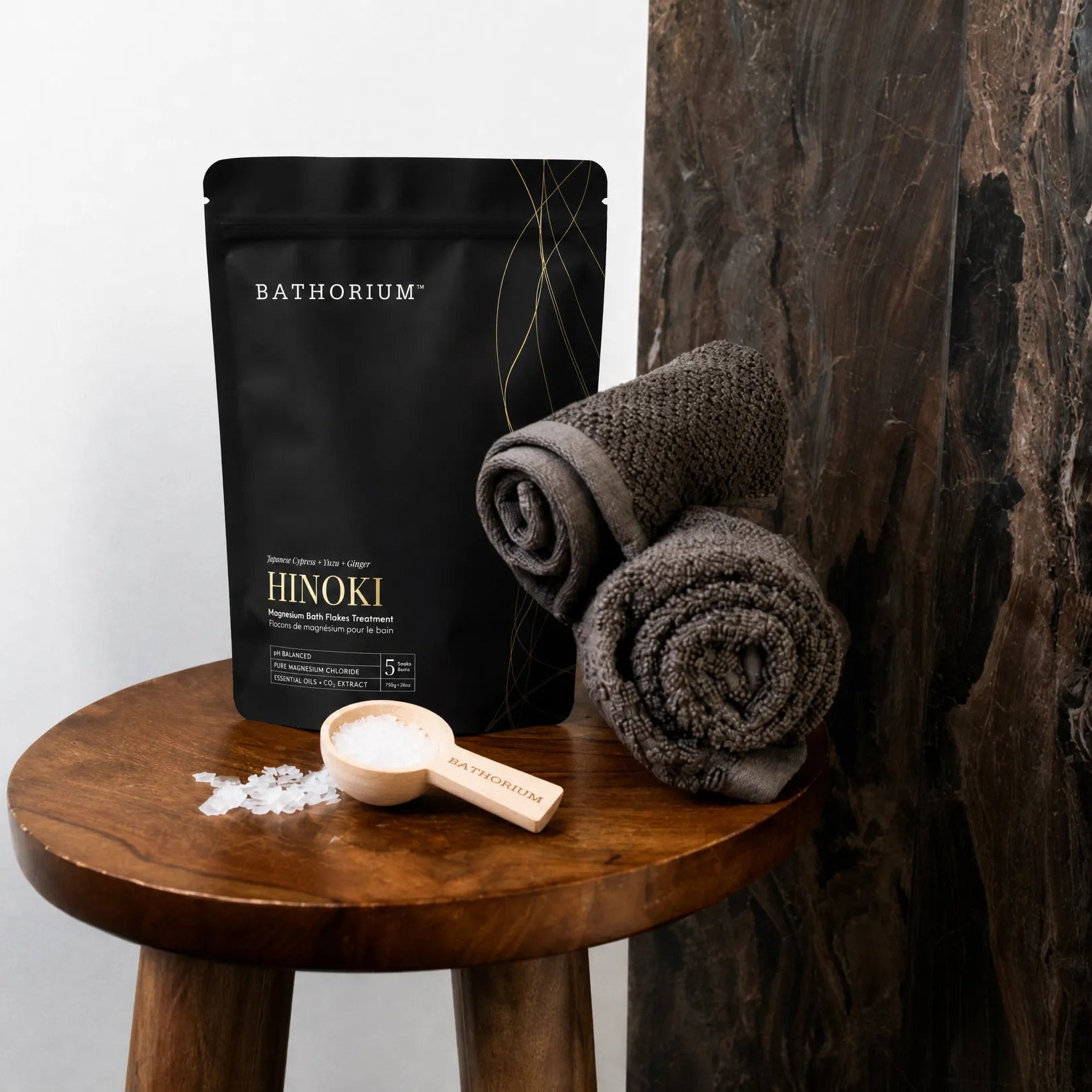 Hinoki Magnesium Bath Flakes