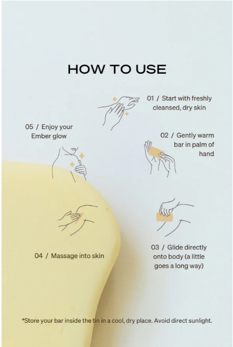 Ember - The Body Serum Bar in Sheer Santal