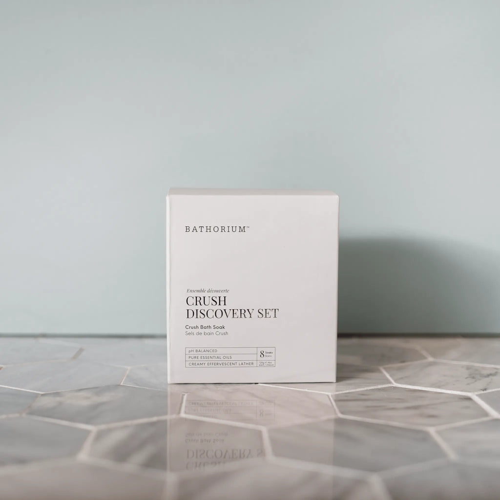 Crush Bath Soak 8 Pack Multi Scent Discovery Set | Bath Soak