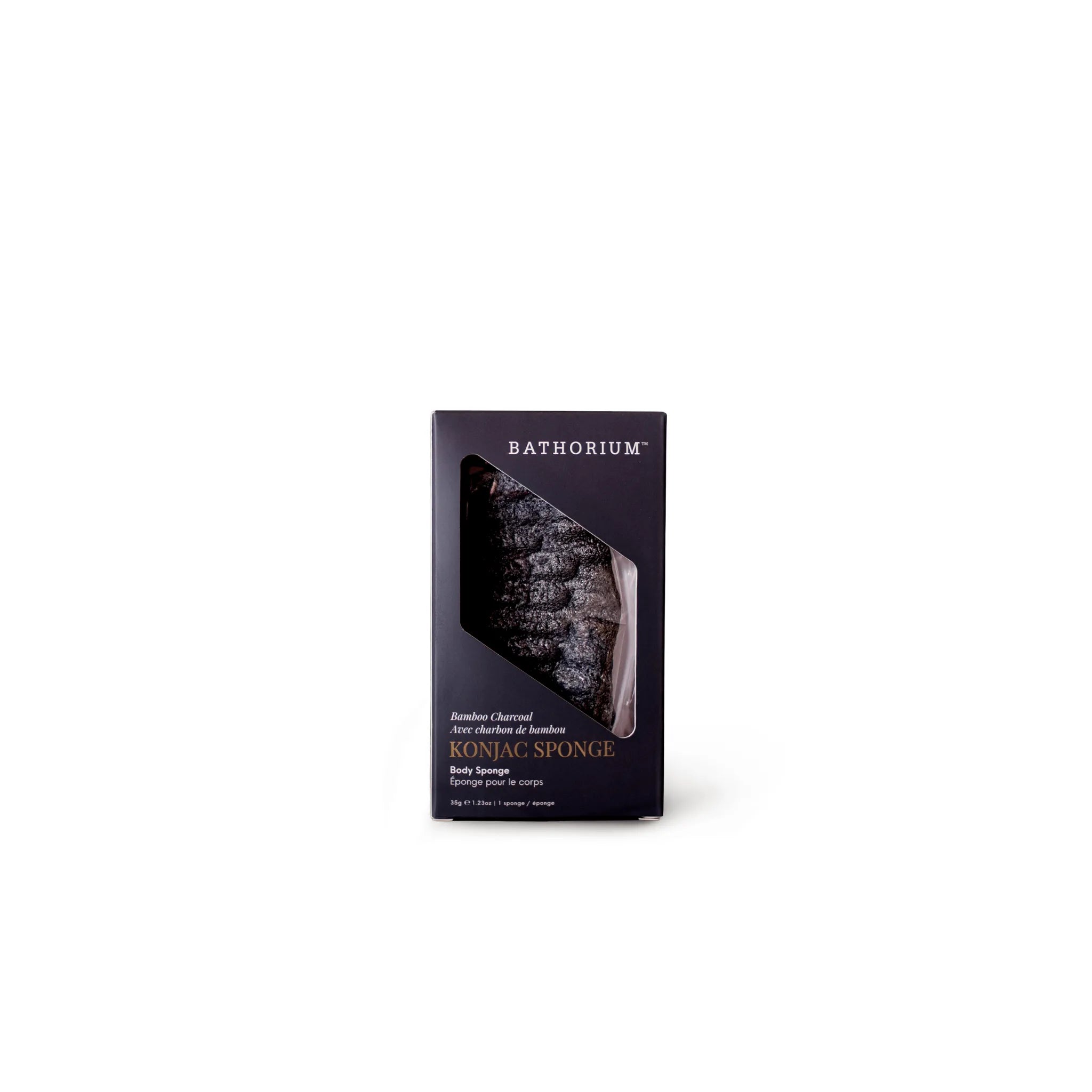 Konjac Bamboo Charcoal Body Sponge