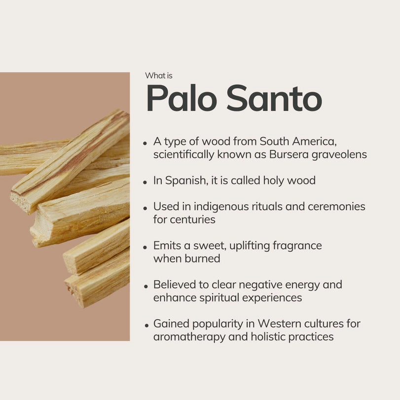 Cedar and Myrrh Burning Ritual Palo Santo Sticks | 6 sticks