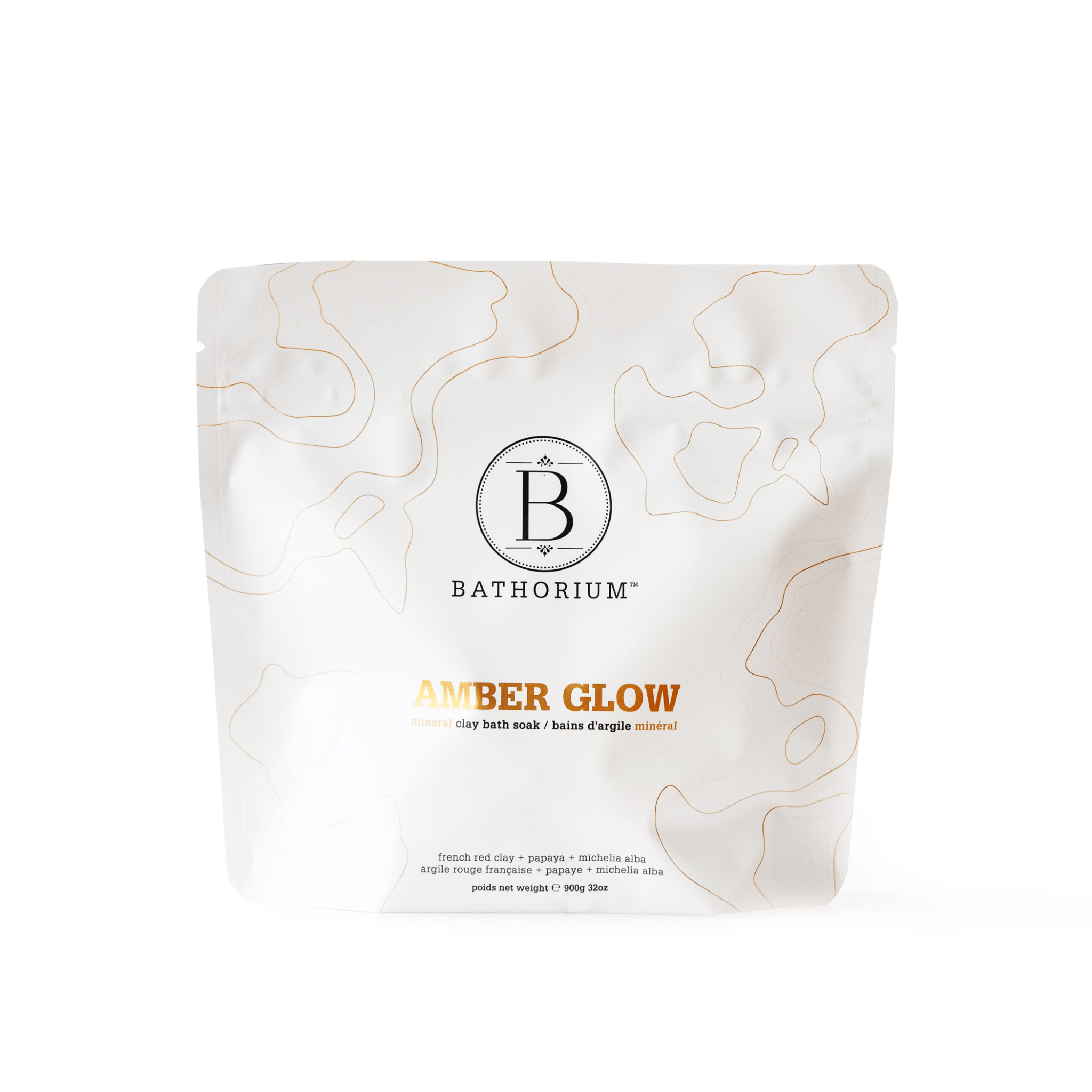 Bathorium Bath Additives Amber Glow Clay Mineral Soak