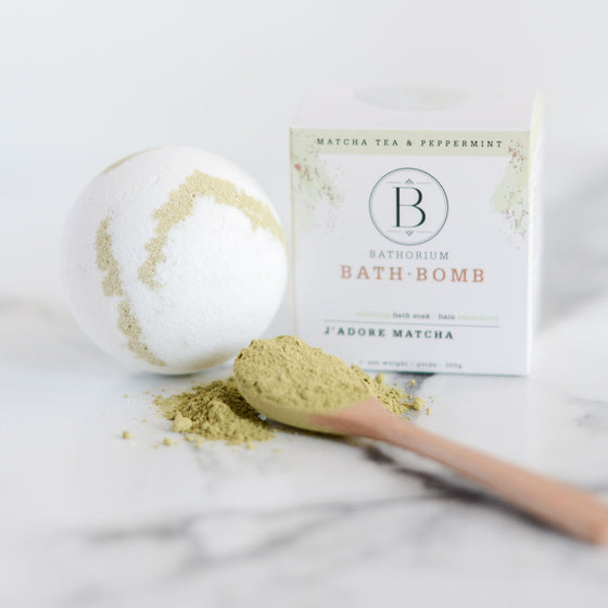 J'adore Matcha Bath Bomb Bathorium 