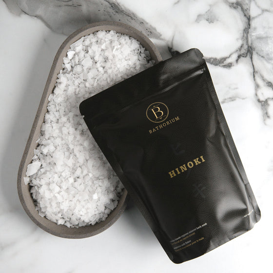 Hinoki Magnesium Bath Flake Mineral Soak Bathorium 