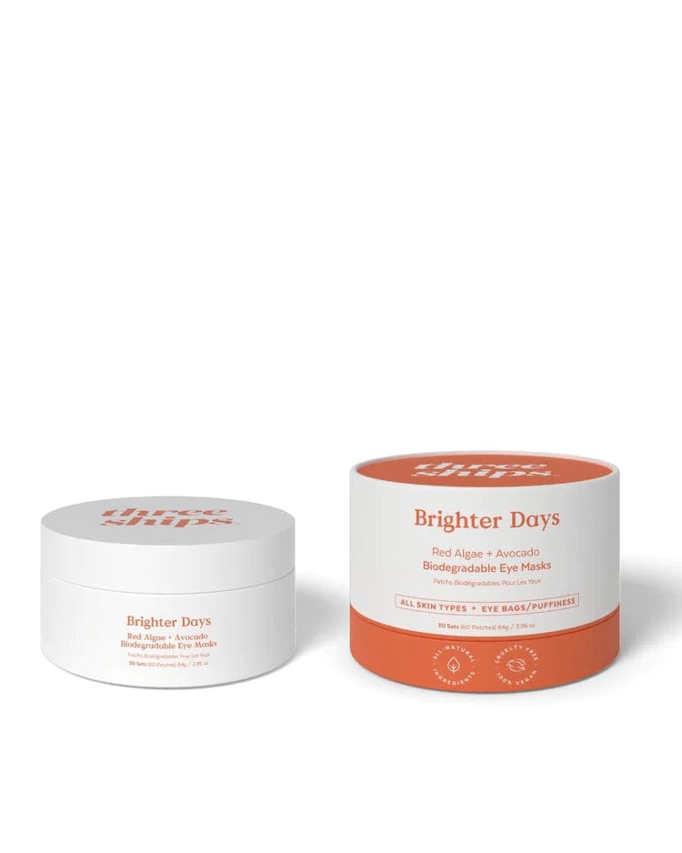 Bushbalm Body Care Three Ships Brighter Days Red Algae + Avocado Biodegradable Eye Masks