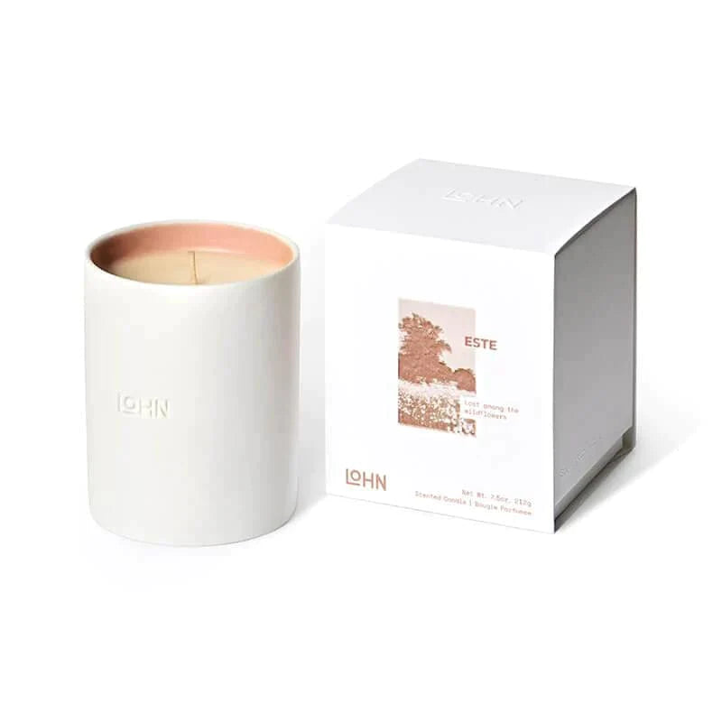 LOHN Brands we Love Este LOHN 8oz Forage Collection Ceramic Candle