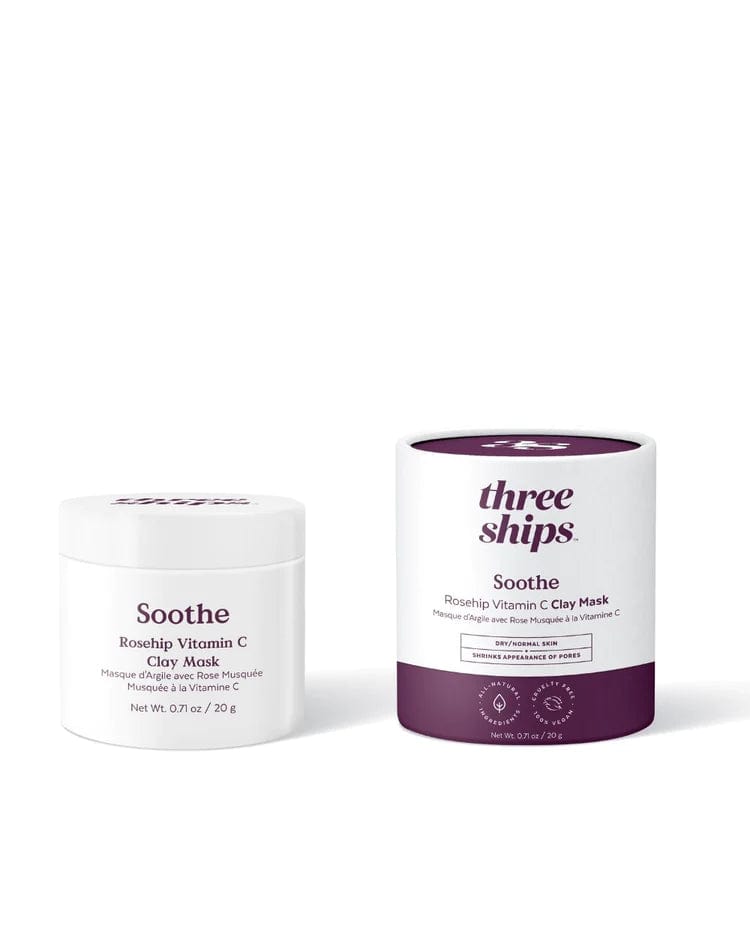 Three Ships Beauty Skin Care Three Ships Soothe Rosehip Vitamin C Clay Mask