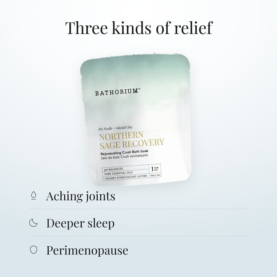 Three kinds of relief: aching joints, deeper sleep, perimenopause